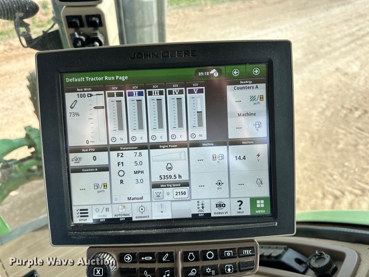 image for item DG4289 2018 John Deere 8295R MFWD tractor