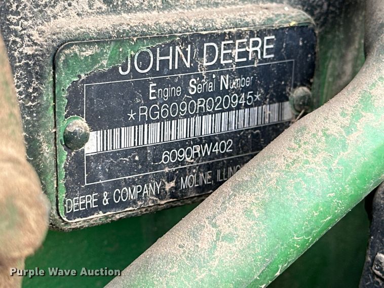 image for item DG4290 2012 John Deere 7280R MFWD tractor