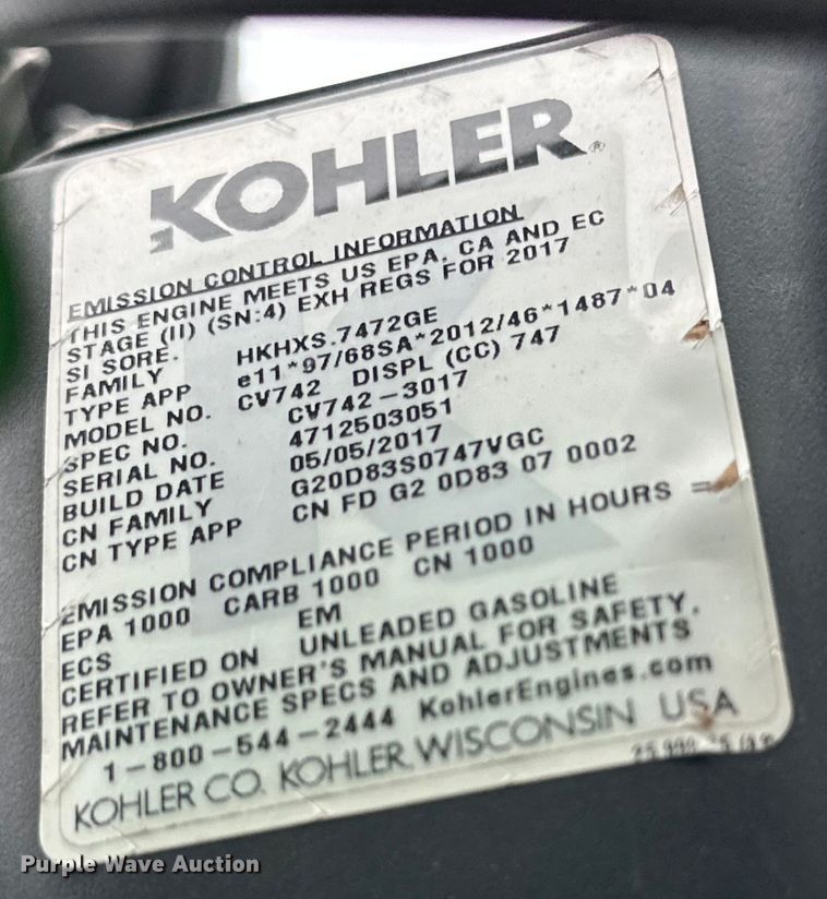 image for item DG4294 John Deere Z915B ZTR lawn mower