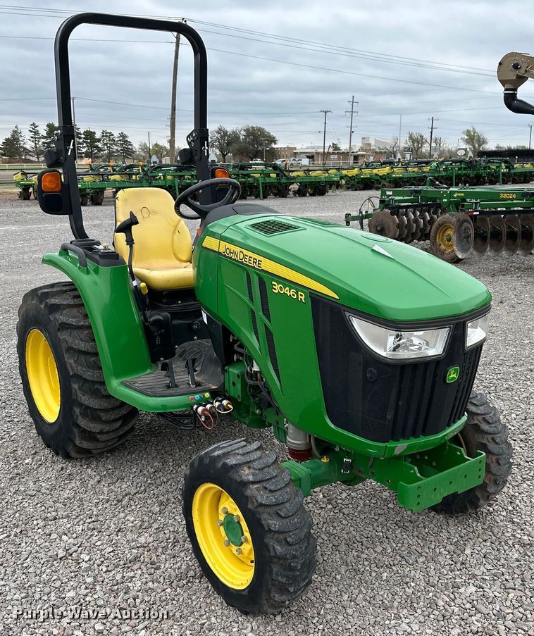 image for item DG4295 2018 John Deere 3046R MFWD tractor