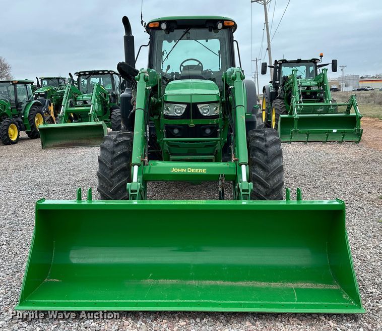 image for item DG4299 2016 John Deere 6120M MFWD tractor