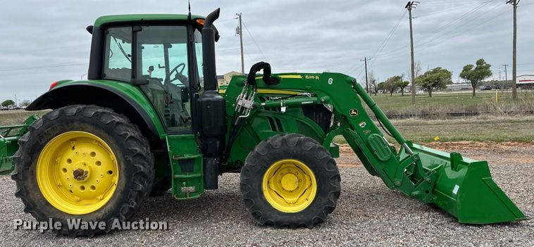 image for item DG4299 2016 John Deere 6120M MFWD tractor