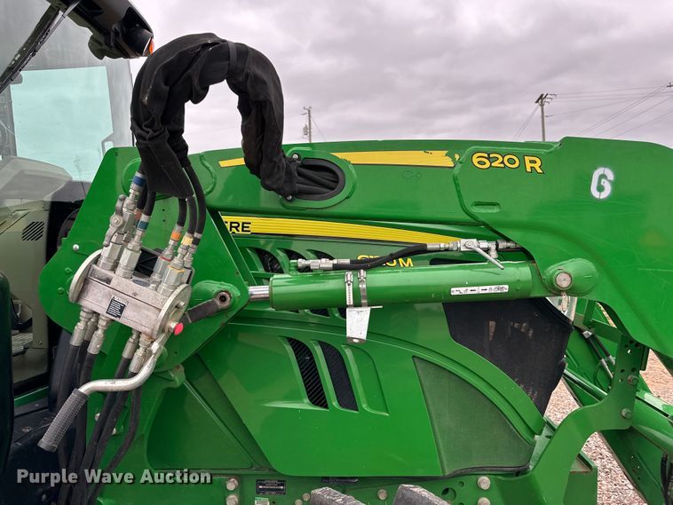 image for item DG4299 2016 John Deere 6120M MFWD tractor