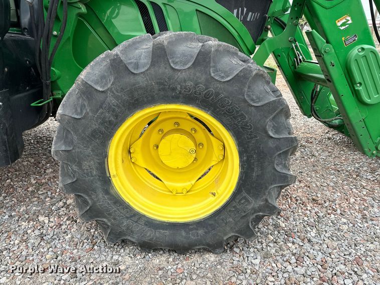 image for item DG4299 2016 John Deere 6120M MFWD tractor