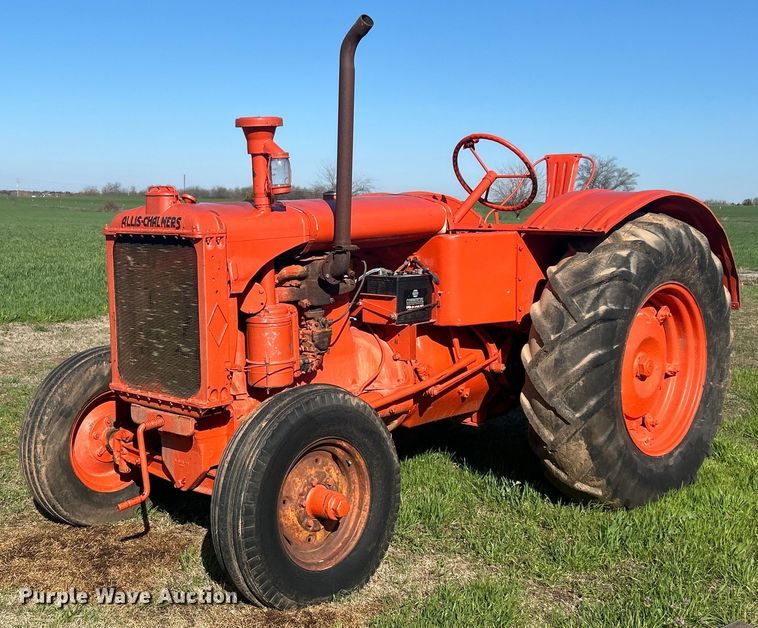 image for item DN0722 1938 Allis Chalmers U tractor