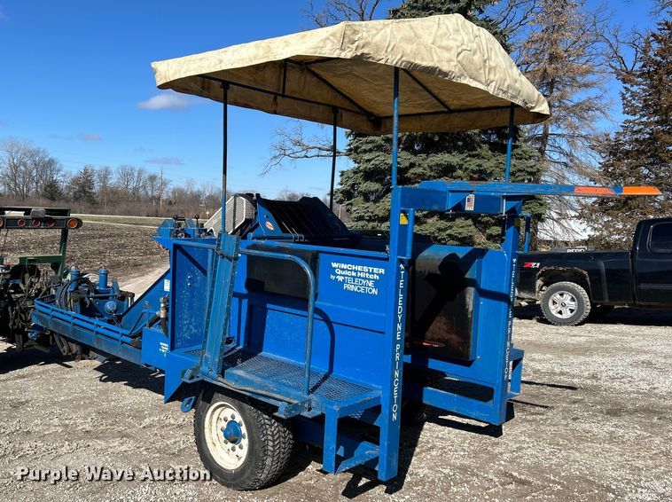 image for item DS0846 Teledyne Princeton  Winchester Quick Hitch sod harvester