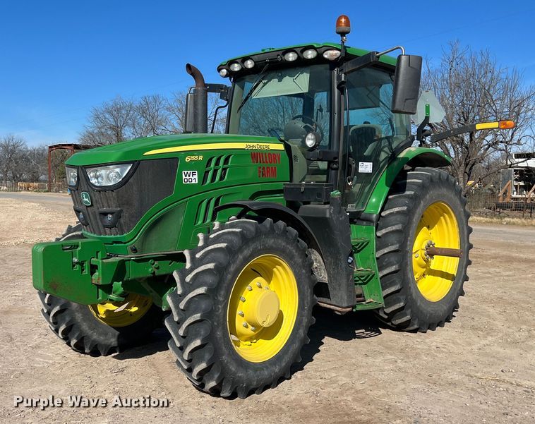 image for item DS2881 2019 John Deere 6155R MFWD tractor