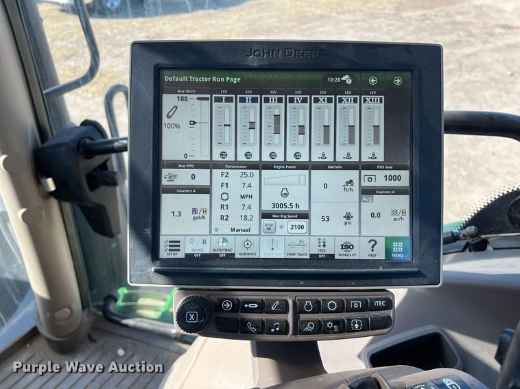 image for item DS2881 2019 John Deere 6155R MFWD tractor