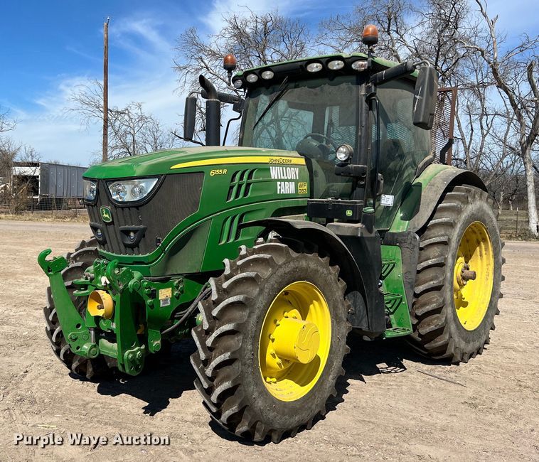 image for item DS2885 2017 John Deere 6155R MFWD tractor