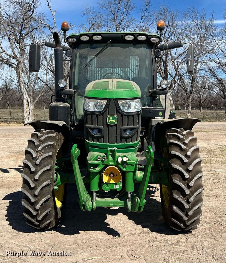 image for item DS2885 2017 John Deere 6155R MFWD tractor