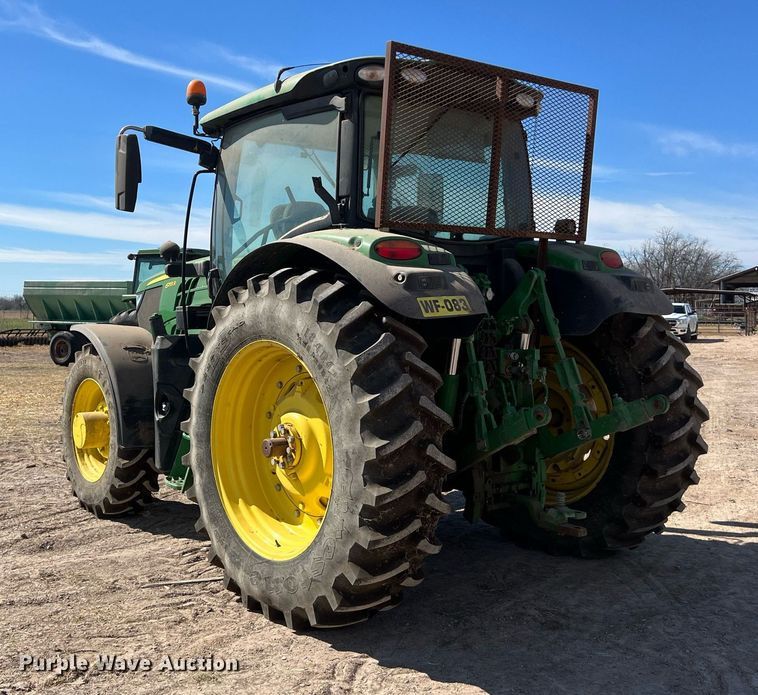 image for item DS2885 2017 John Deere 6155R MFWD tractor