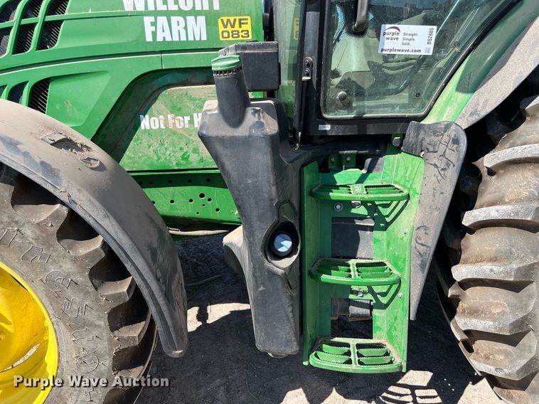 image for item DS2885 2017 John Deere 6155R MFWD tractor