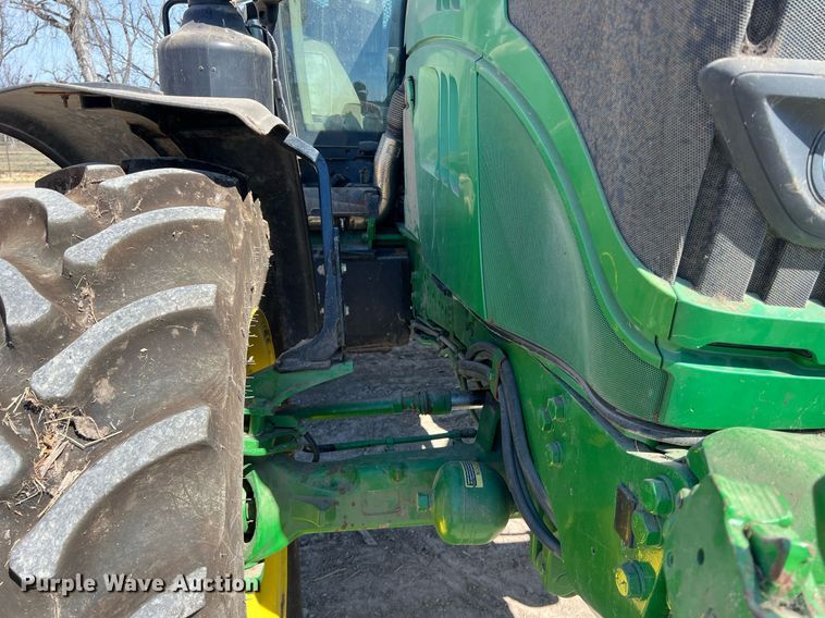 image for item DS2885 2017 John Deere 6155R MFWD tractor