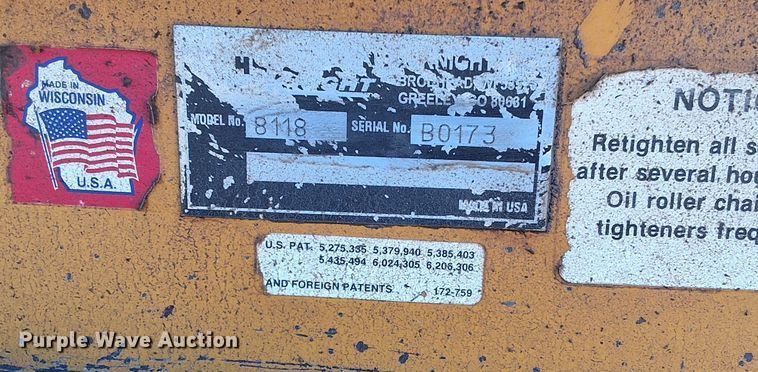 image for item DS2888 Knight Slinger 8118 manure spreader