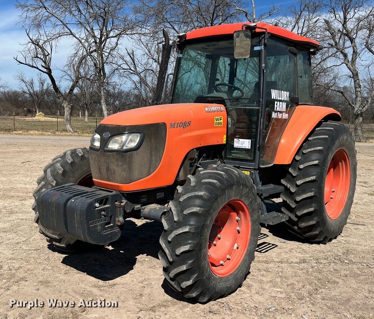 image for item DS2893 Kubota M108S MFWD tractor