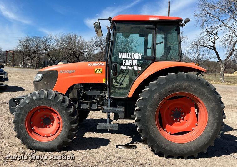 image for item DS2893 Kubota M108S MFWD tractor