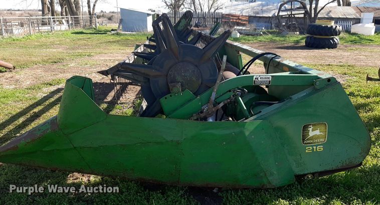 image for item DV9931 John Deere 216 flex head