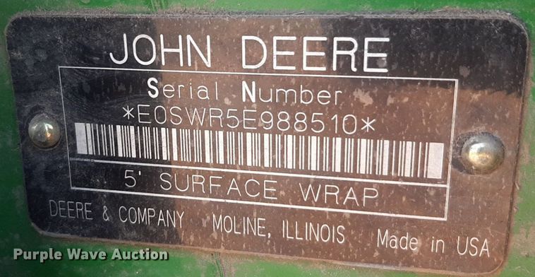 image for item DV9933 John Deere 566 round baler