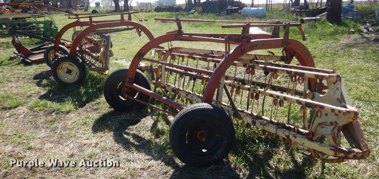 image for item DV9939 (2) New Holland 56 hay rakes