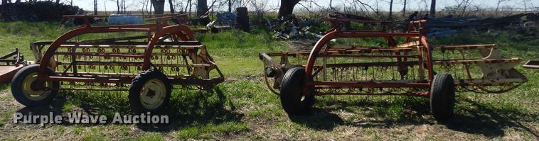 image for item DV9939 (2) New Holland 56 hay rakes