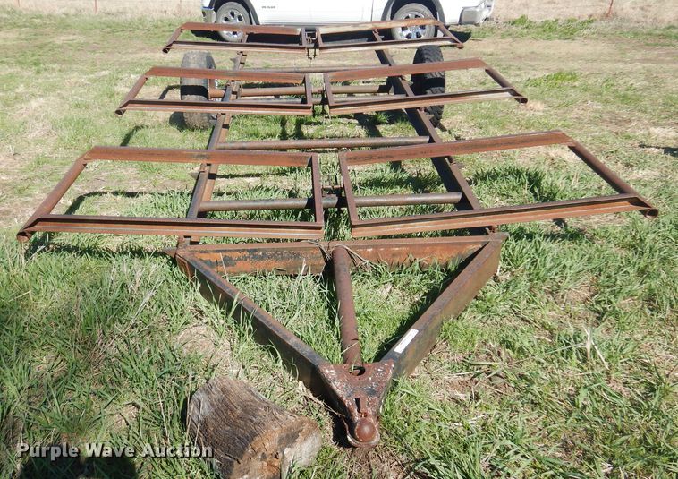 image for item DV9940 Shop built hay bale trailer