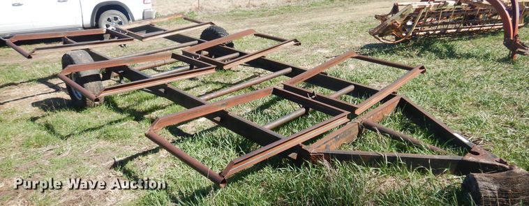 image for item DV9940 Shop built hay bale trailer