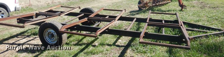 image for item DV9940 Shop built hay bale trailer