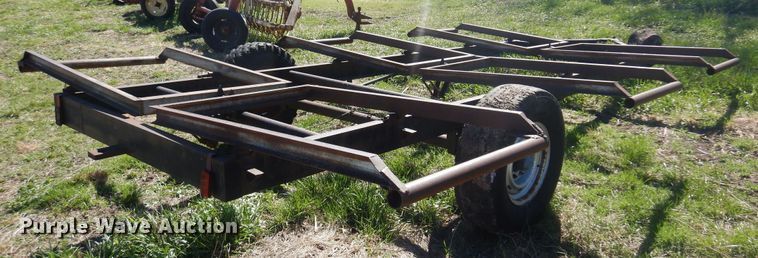 image for item DV9940 Shop built hay bale trailer