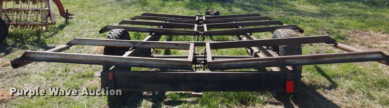 image for item DV9940 Shop built hay bale trailer