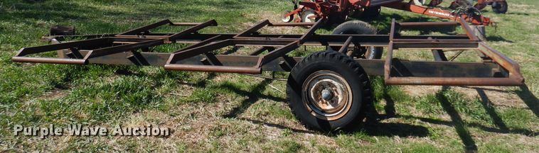 image for item DV9940 Shop built hay bale trailer