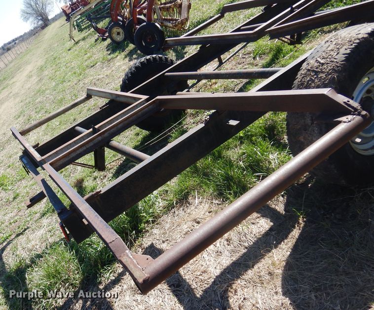 image for item DV9940 Shop built hay bale trailer