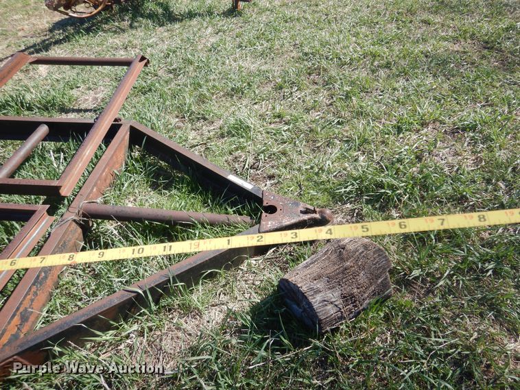 image for item DV9940 Shop built hay bale trailer
