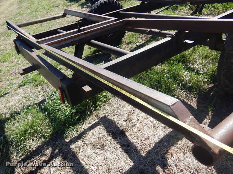 image for item DV9940 Shop built hay bale trailer