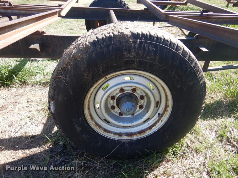 image for item DV9940 Shop built hay bale trailer