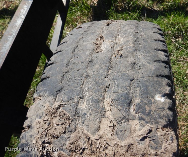 image for item DV9940 Shop built hay bale trailer