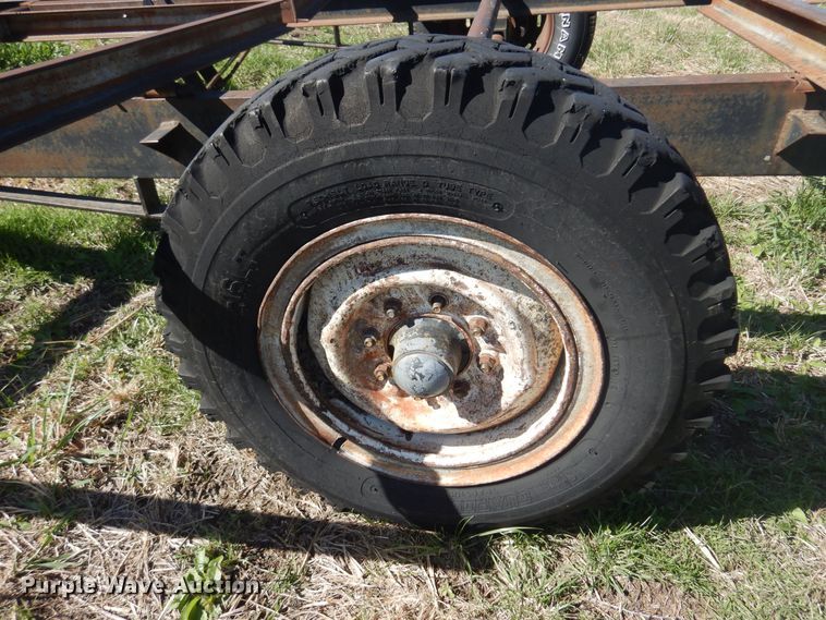 image for item DV9940 Shop built hay bale trailer