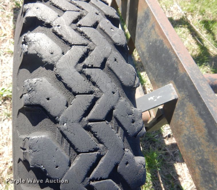 image for item DV9940 Shop built hay bale trailer