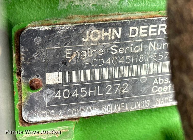 image for item EG1316 2003 John Deere 6415 MFWD tractor