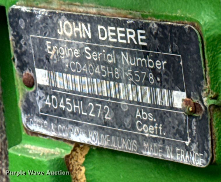 image for item EG1316 2003 John Deere 6415 MFWD tractor