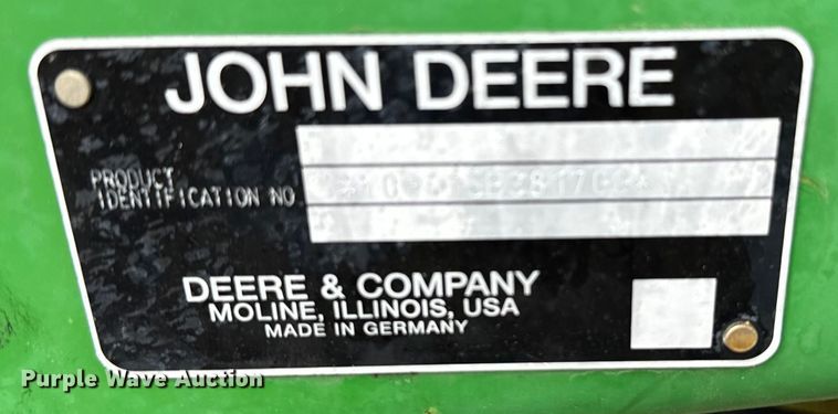 image for item EG1316 2003 John Deere 6415 MFWD tractor