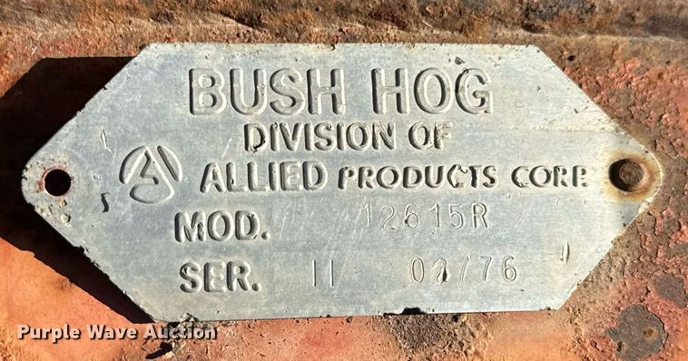 image for item EH6604 Bush Hog 12615R batwing rotary mower