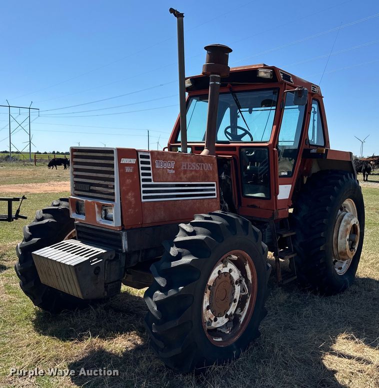 image for item EJ0333 Hesston  1180DT MFWD tractor