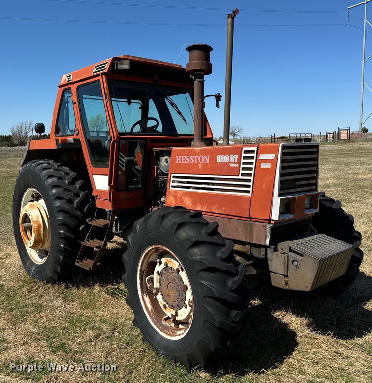 image for item EJ0333 Hesston  1180DT MFWD tractor
