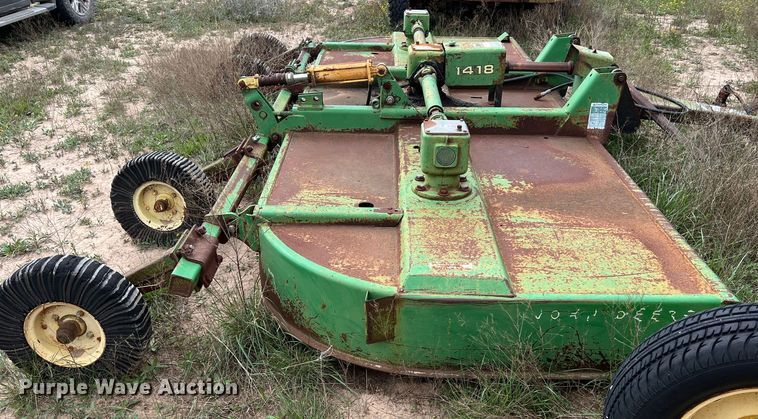 image for item KV9790 John Deere 1418 rotary mower