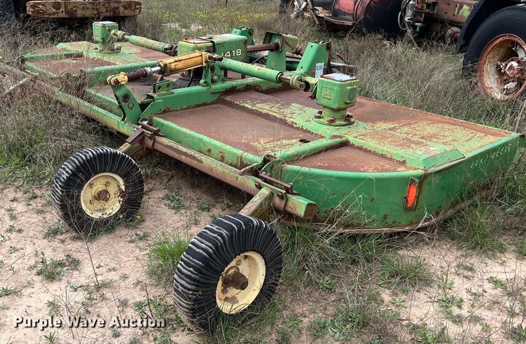 image for item KV9790 John Deere 1418 rotary mower