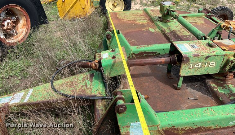 image for item KV9790 John Deere 1418 rotary mower