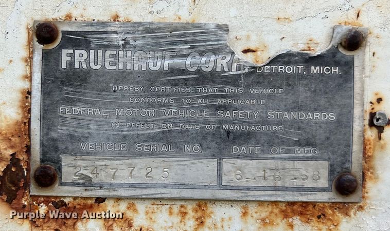 image for item KV9791 1968 Ford F600 grain truck