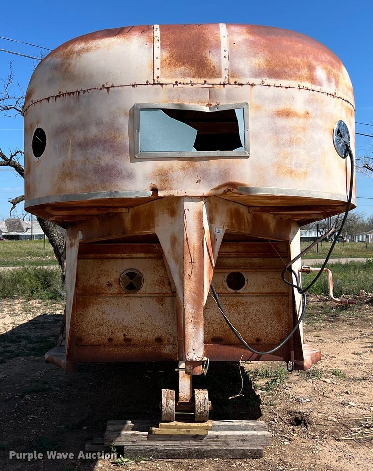 image for item KV9792 Shop built livestock trailer