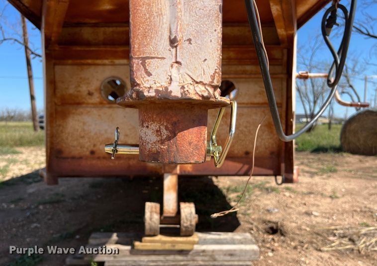 image for item KV9792 Shop built livestock trailer