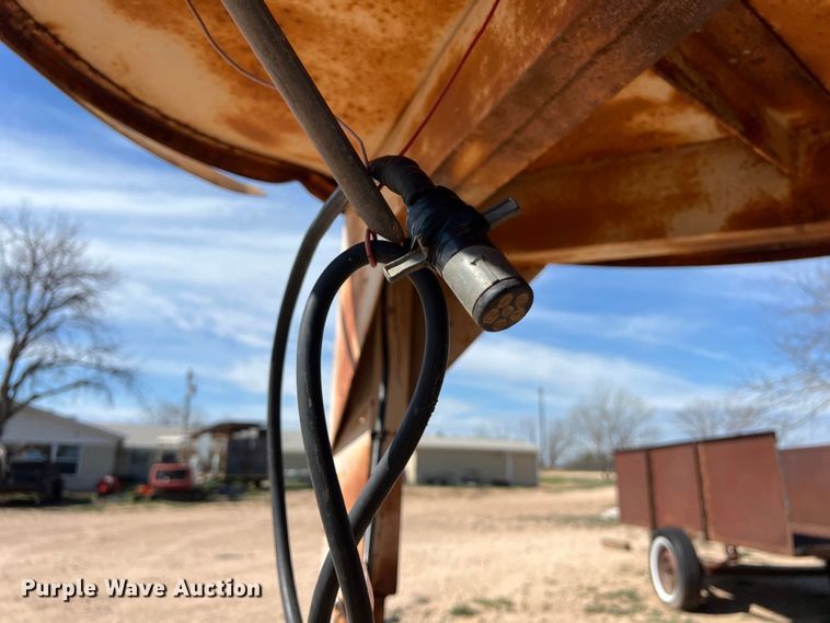 image for item KV9792 Shop built livestock trailer